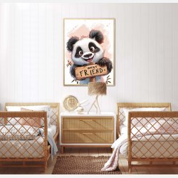 Panda Plakat 8 - Best Friend