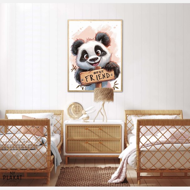 Panda Plakat 8 - Best Friend