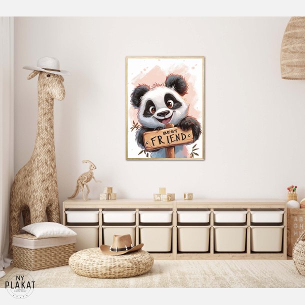Panda Plakat 8 - Best Friend