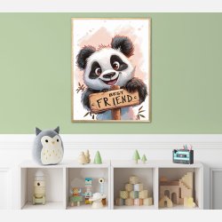 Panda Plakat 8 - Best Friend