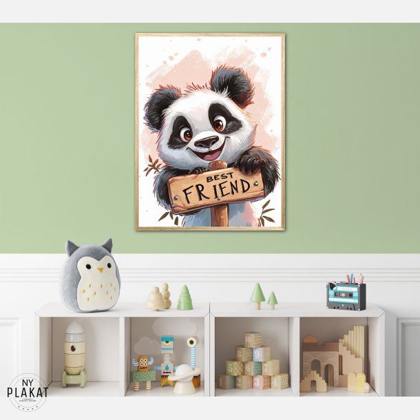 Panda Plakat 8 - Best Friend