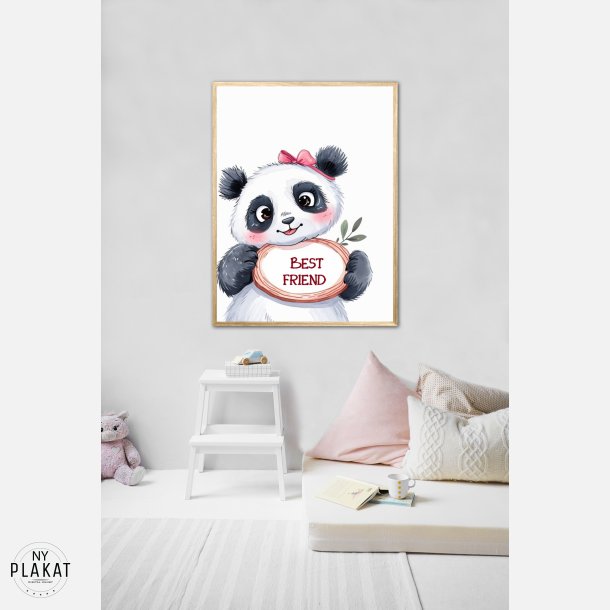 Panda Plakat 9 - Best Friend