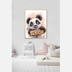 Panda Plakat 8 - Best Friend