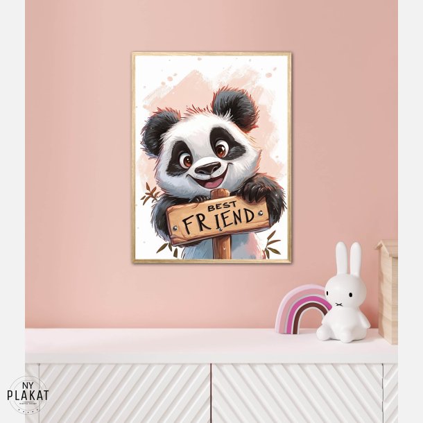 Panda Plakat 8 - Best Friend