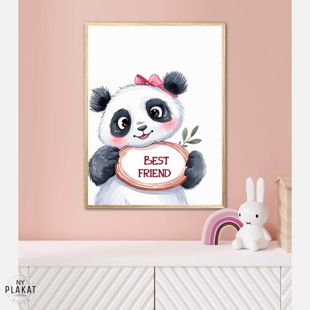 Panda Plakat 9 - Best Friend