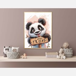 Panda Plakat 8 - Best Friend