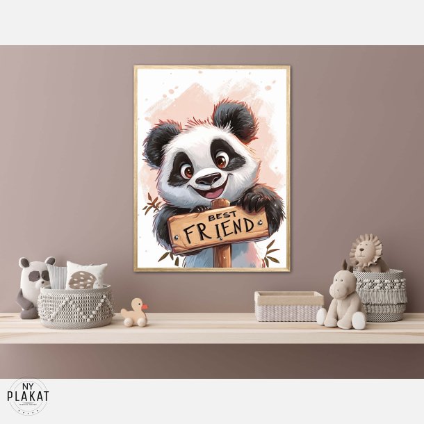Panda Plakat 8 - Best Friend