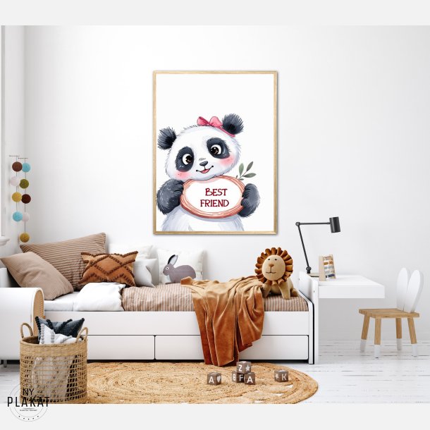 Panda Plakat 9 - Best Friend