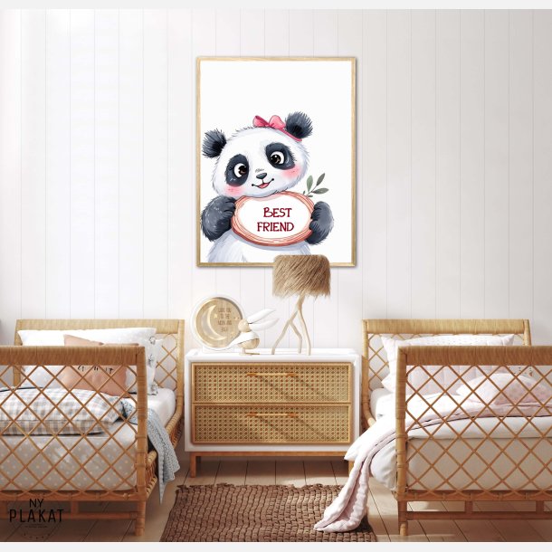 Panda Plakat 9 - Best Friend