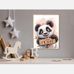 Panda Plakat 8 - Best Friend