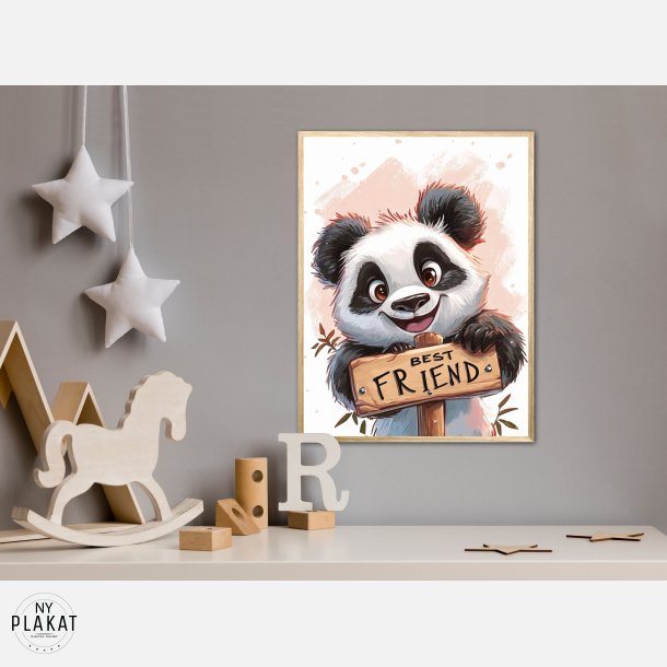 Panda Plakat 8 - Best Friend