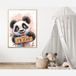 Panda Plakat 8 - Best Friend