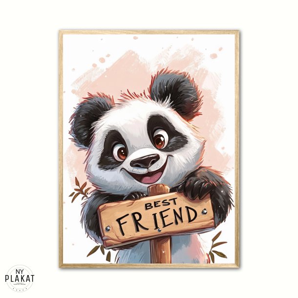 Panda Plakat 8 - Best Friend