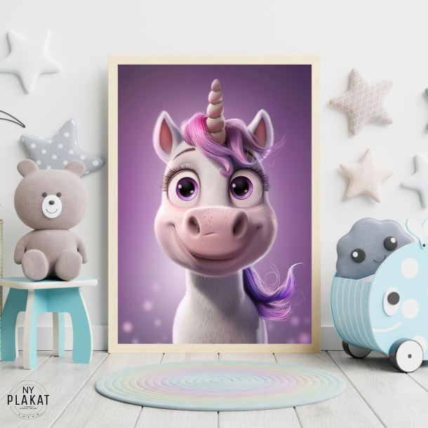 Enhjrning Plakat 49 - Brneplakat