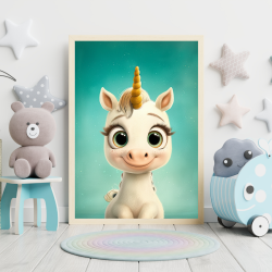 Enhjrning Plakat 41 - Brneplakat