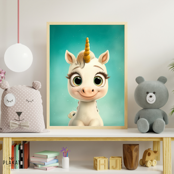 Enhjrning Plakat 41 - Brneplakat