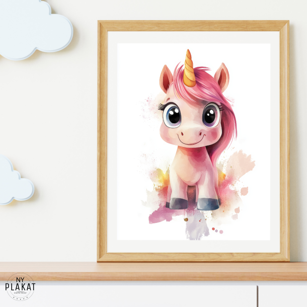 Enhjrning Plakat 27 - Brneplakat