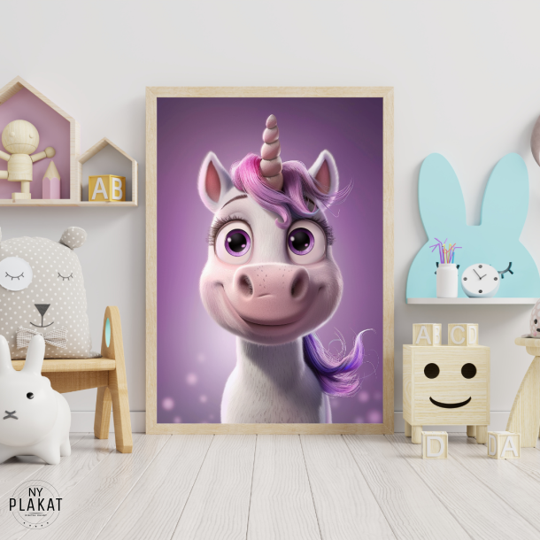 Enhjrning Plakat 49 - Brneplakat