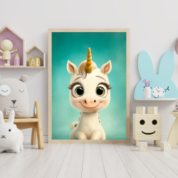 Enhjrning Plakat 41 - Brneplakat