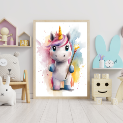 Enhjrning Plakat 50 - Brneplakat