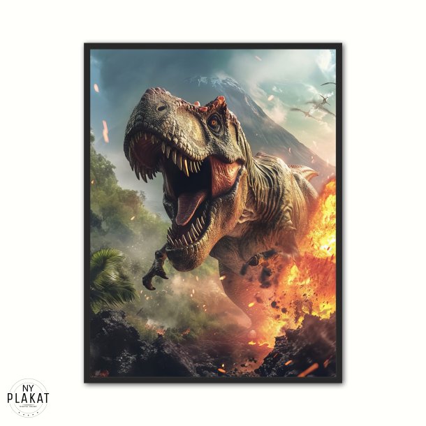 Dinosaur Plakat 4 - T-Rex 