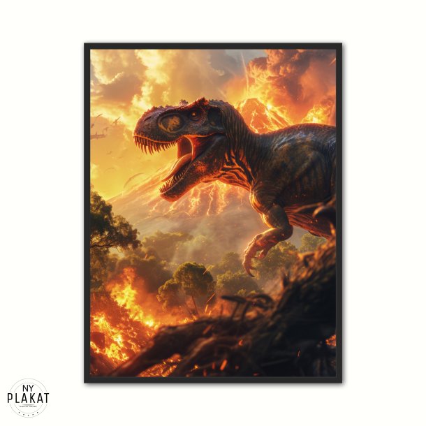 Dinosaur Plakat 3 - T-Rex 