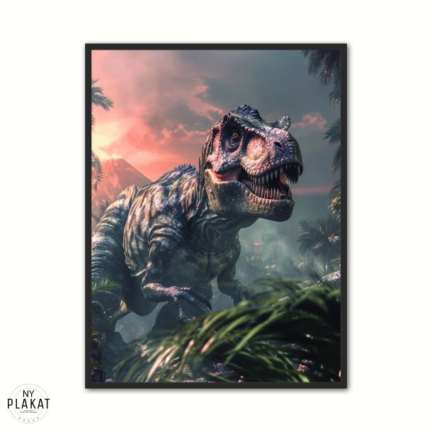 Dinosaur Plakat 5 - T-Rex 