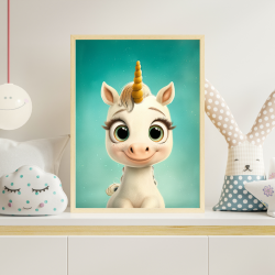 Enhjrning Plakat 41 - Brneplakat