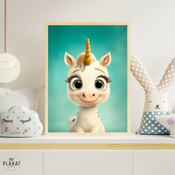 Enhjrning Plakat 41 - Brneplakat