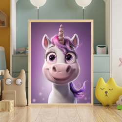 Enhjrning Plakat 49 - Brneplakat