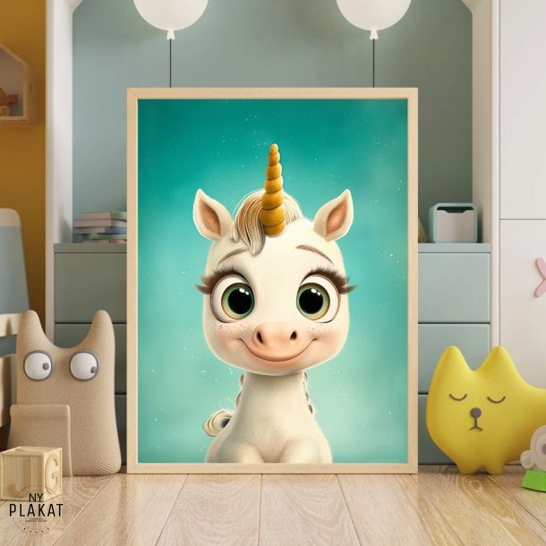 Enhjrning Plakat 41 - Brneplakat