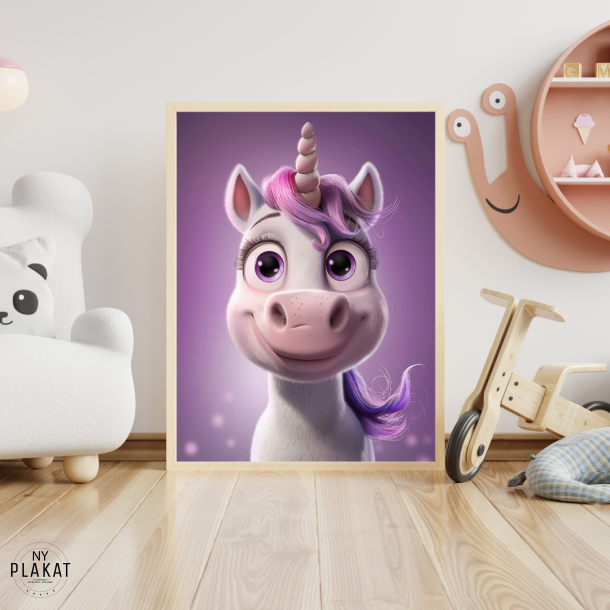 Enhjrning Plakat 49 - Brneplakat