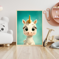 Enhjrning Plakat 41 - Brneplakat