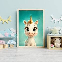 Enhjrning Plakat 41 - Brneplakat