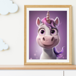 Enhjrning Plakat 49 - Brneplakat