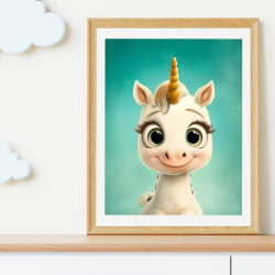 Enhjrning Plakat 41 - Brneplakat