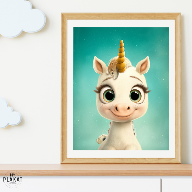 Enhjrning Plakat 41 - Brneplakat