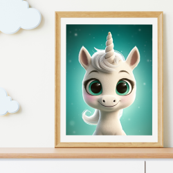 Enhjrning Plakat 42 - Brneplakat