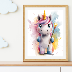 Enhjrning Plakat 50 - Brneplakat