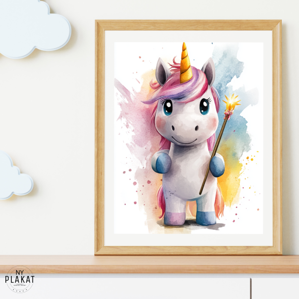 Enhjrning Plakat 50 - Brneplakat