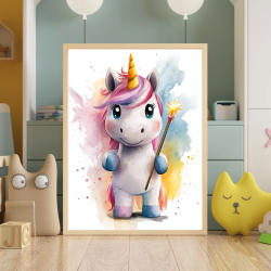 Enhjrning Plakat 50 - Brneplakat