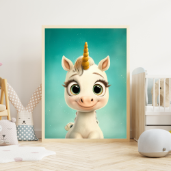 Enhjrning Plakat 41 - Brneplakat