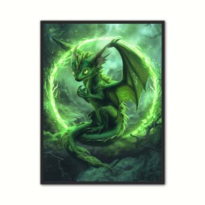 Grn Baby Drage Plakat 1