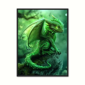 Grn Baby Drage Plakat 2