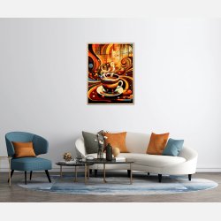 Kaffe Abstrakt - Plakat Nr. 9