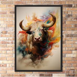 Dynamic Bull in Nebulous Rainbows - Lrred