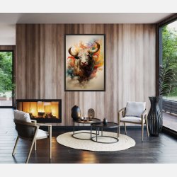 Dynamic Bull in Nebulous Rainbows - Lrred