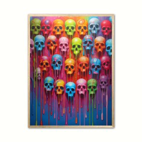 Melting Skulls - Plakat