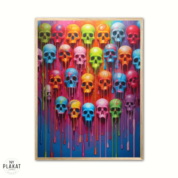 Melting Skulls - Plakat