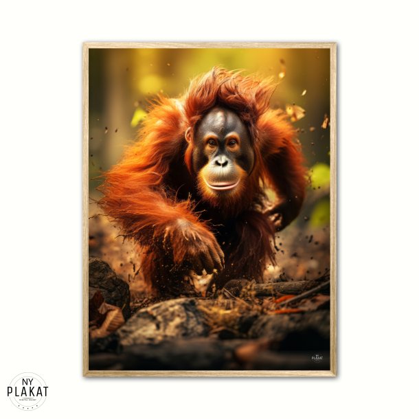 Orangutang Plakat 1 - Brneplakat